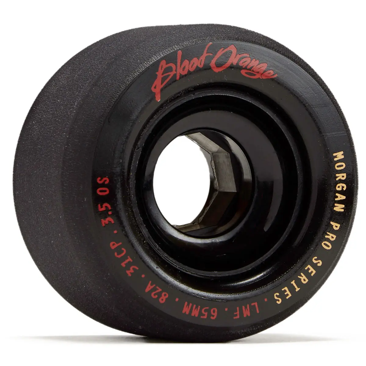 Blood Orange Liam Morgan Formula 82A Longboard Wheels - Black/Black - 65Mm 1