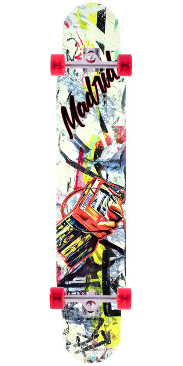 Madrid Pole 46" Fiberglass Longboard Complete - Walkman 1