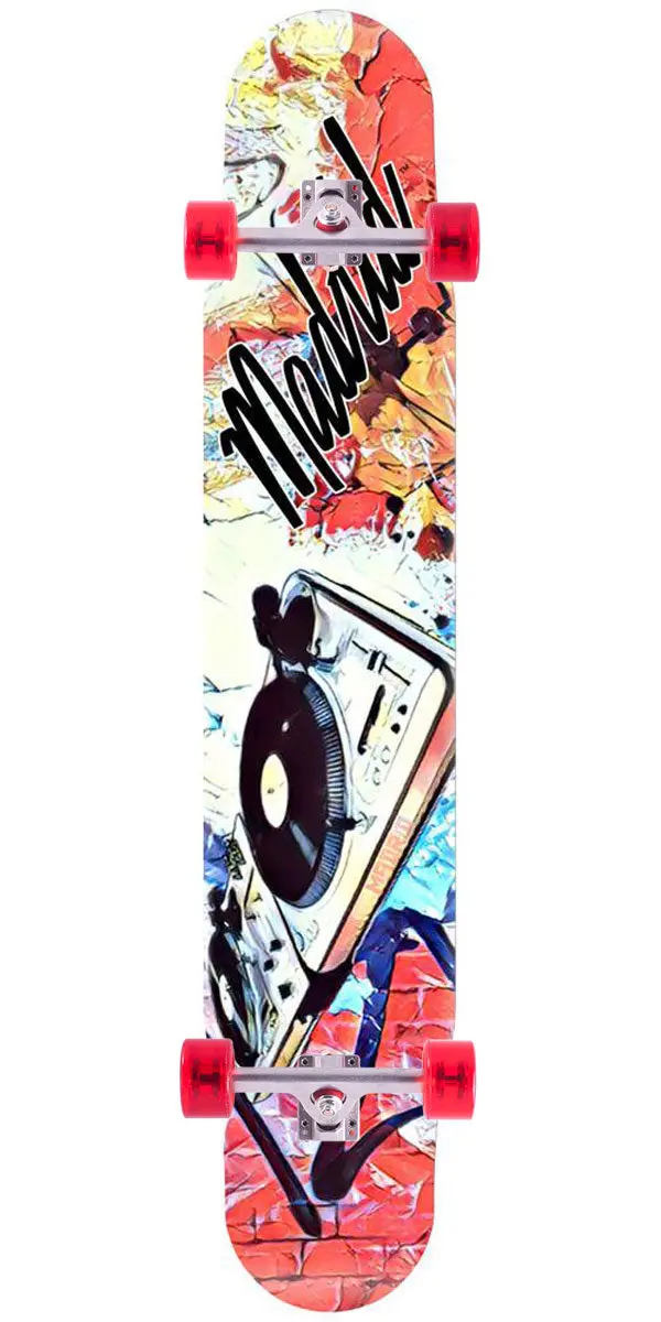 Madrid Pole 46" Fiberglass Longboard Complete - Turntable 1