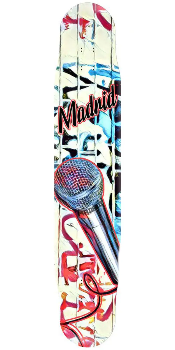 Madrid Pole 46" Fiberglass Longboard Deck - Mic 1