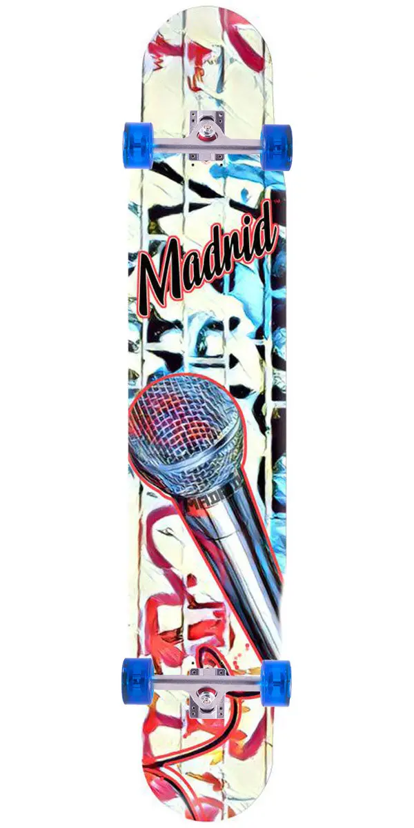 Madrid Pole 46" Fiberglass Longboard Complete - Mic 1