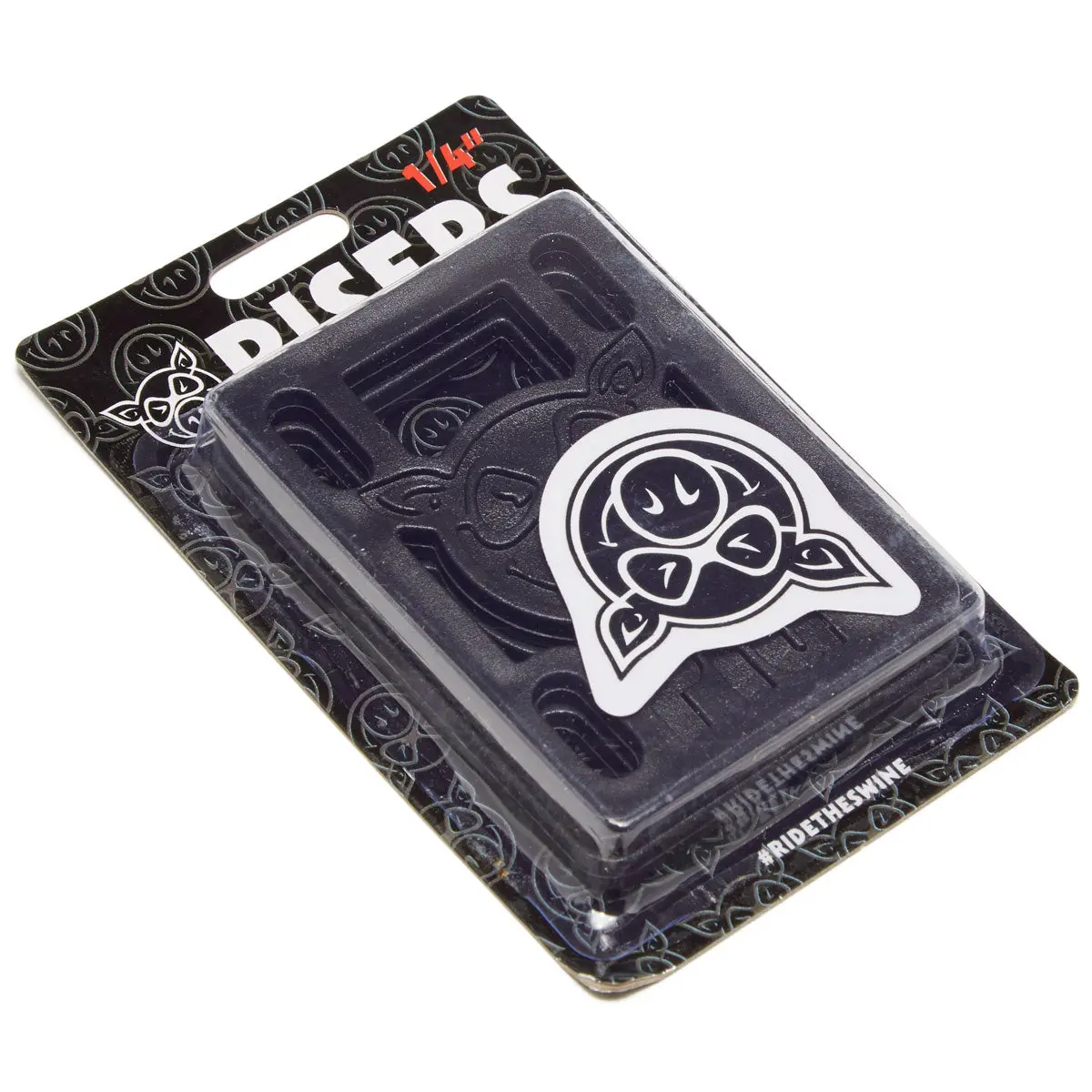 Pig Piles Hard Risers - Black - 1/4" 1
