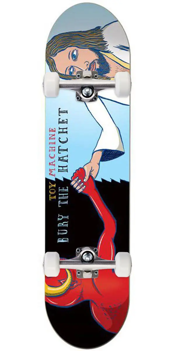 Toy Machine Bury The Hatchet Symmetrical Skateboard Complete - 8.00" 1