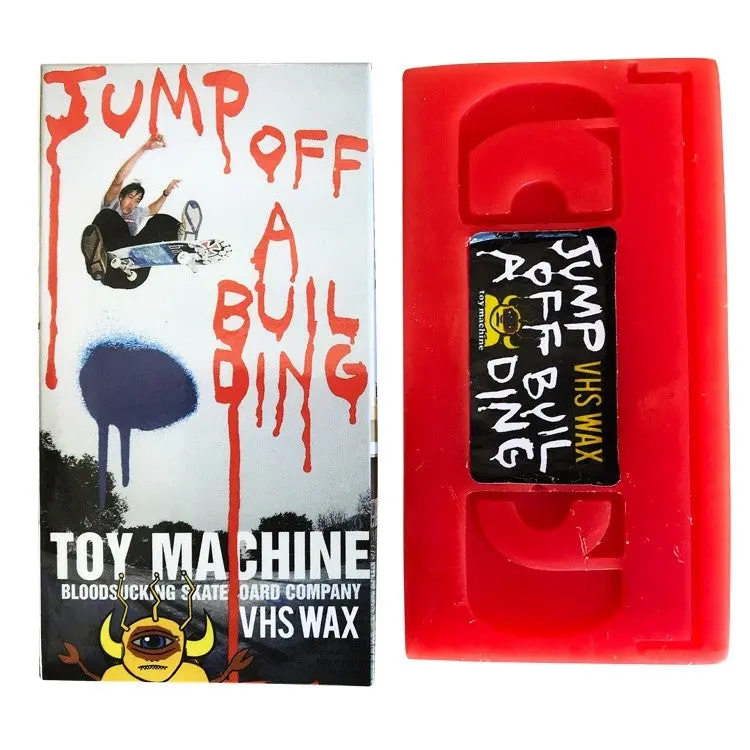 Toy Machine Jump Off A Building V.H.S. Skate Wax 1