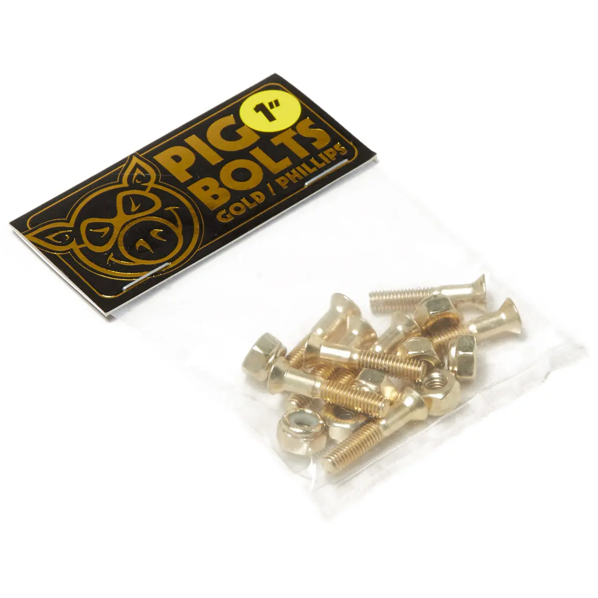 Pig G Gold Hardware - Phillips - 1" 1