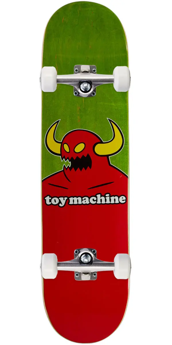 Toy Machine Monster Skateboard Complete - Assorted Stains - 7.75" 1