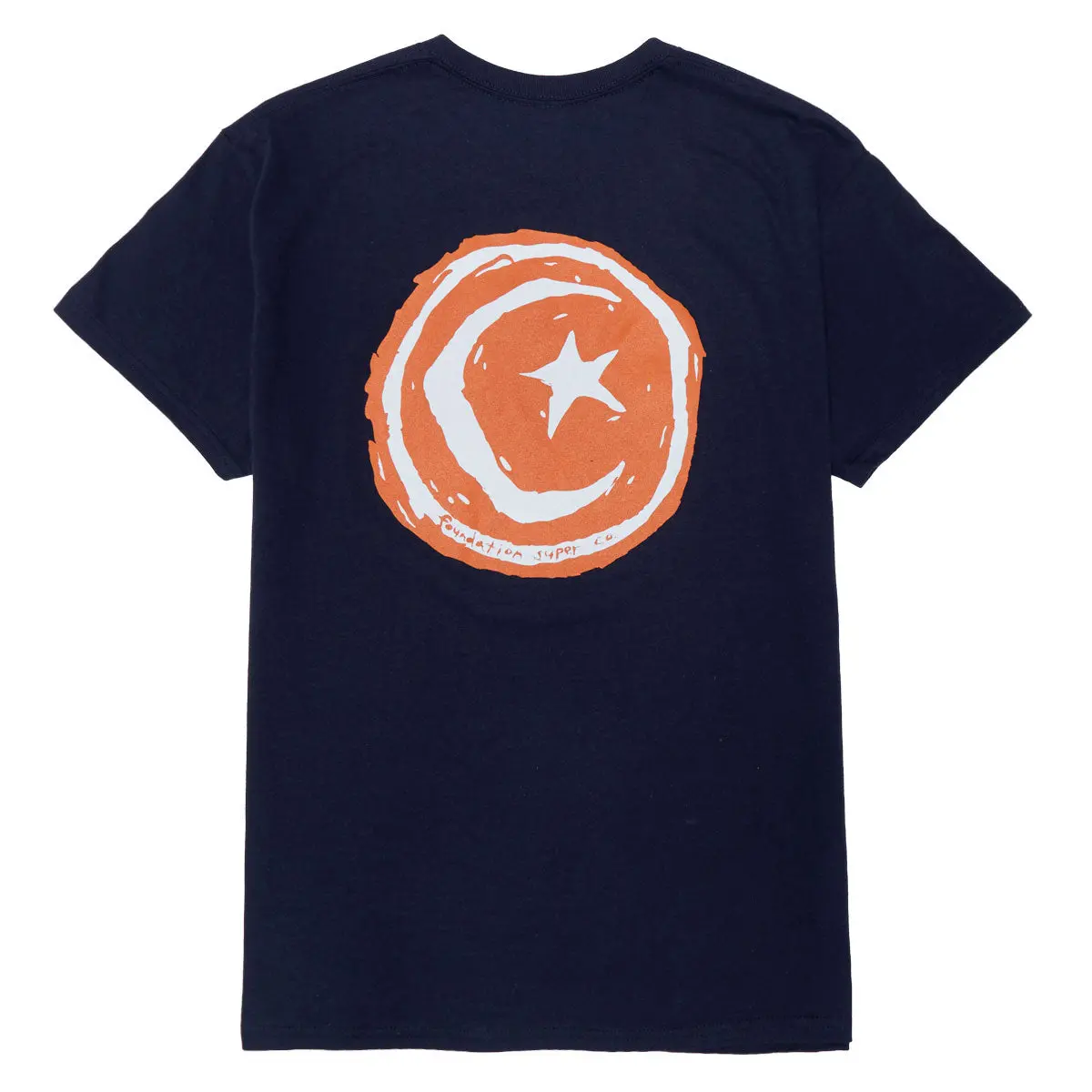 Foundation Star & Moon T-Shirt - Navy 1