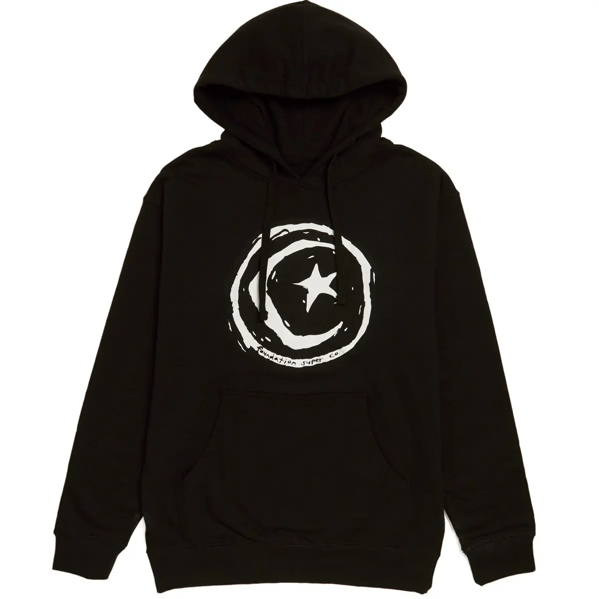 Foundation Star And Moon Hoodie - Black 1