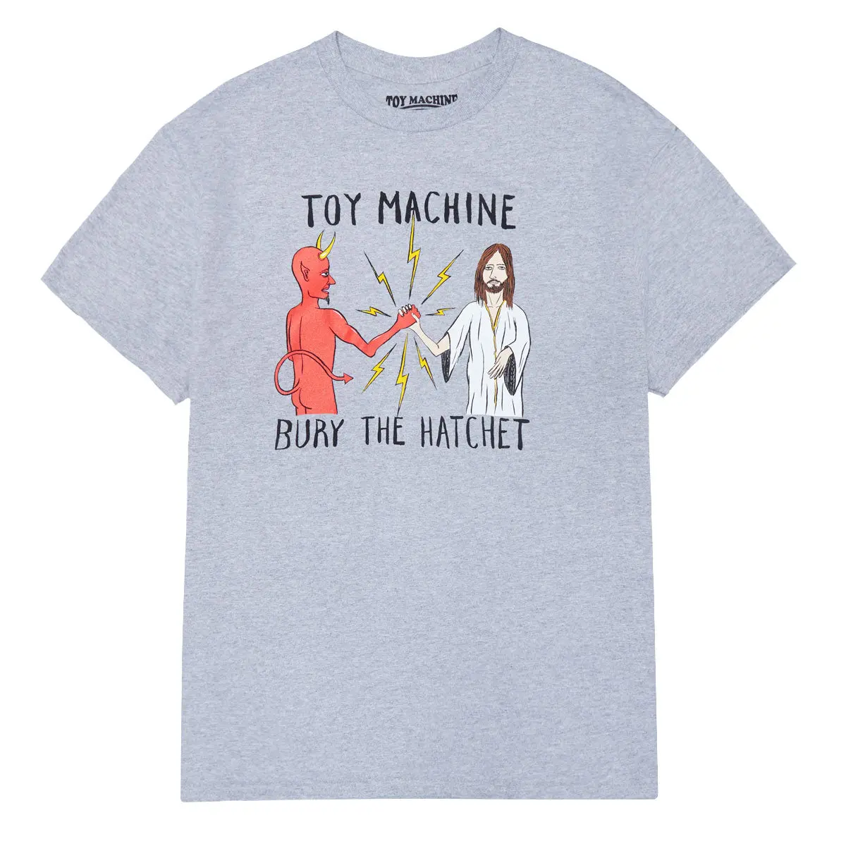 Toy Machine Bury The Hatchet T-Shirt - Light Grey 1