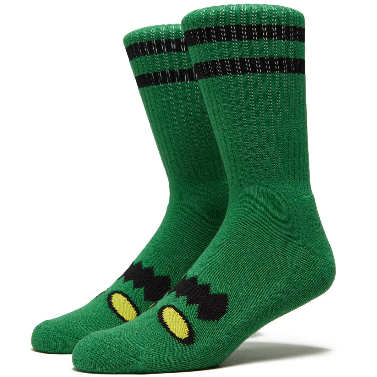 Toy Machine Monster Face Socks - Green 1
