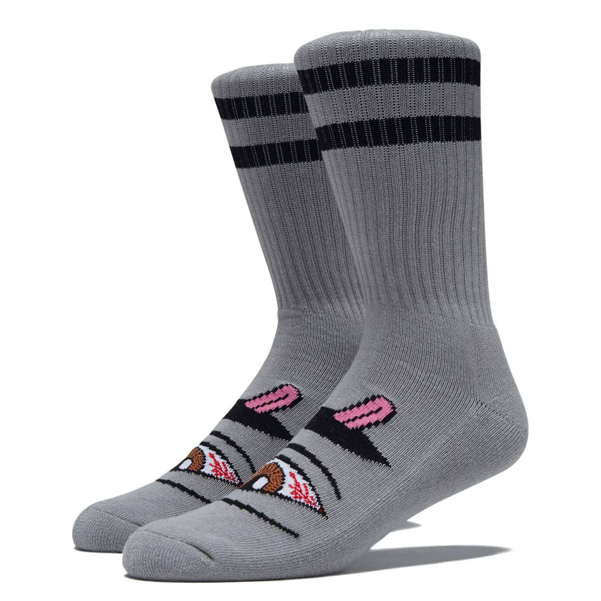 Toy Machine Bloodshot Eye Socks - Grey 1