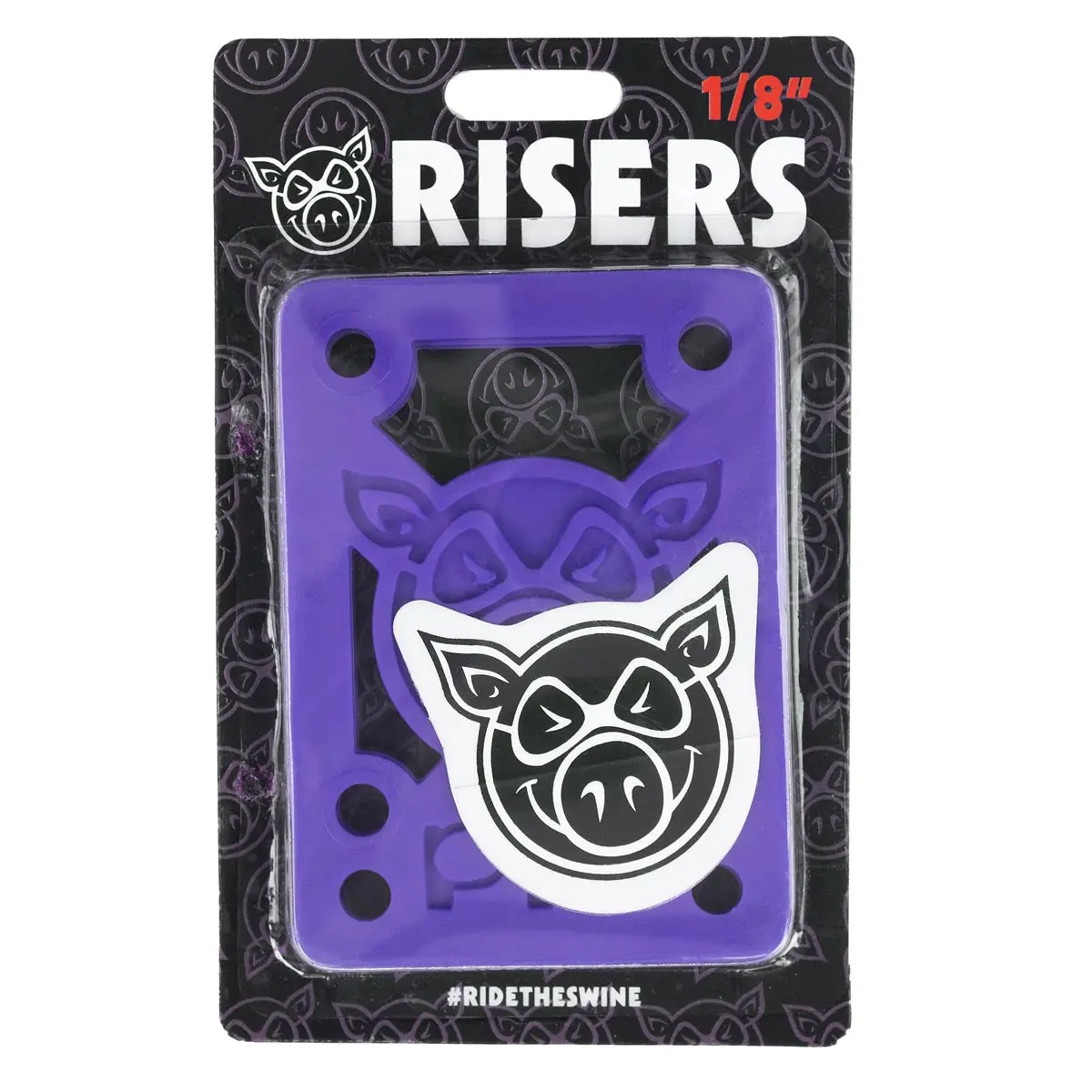 Pig Piles Hard Risers - Purple - 1/8" 1
