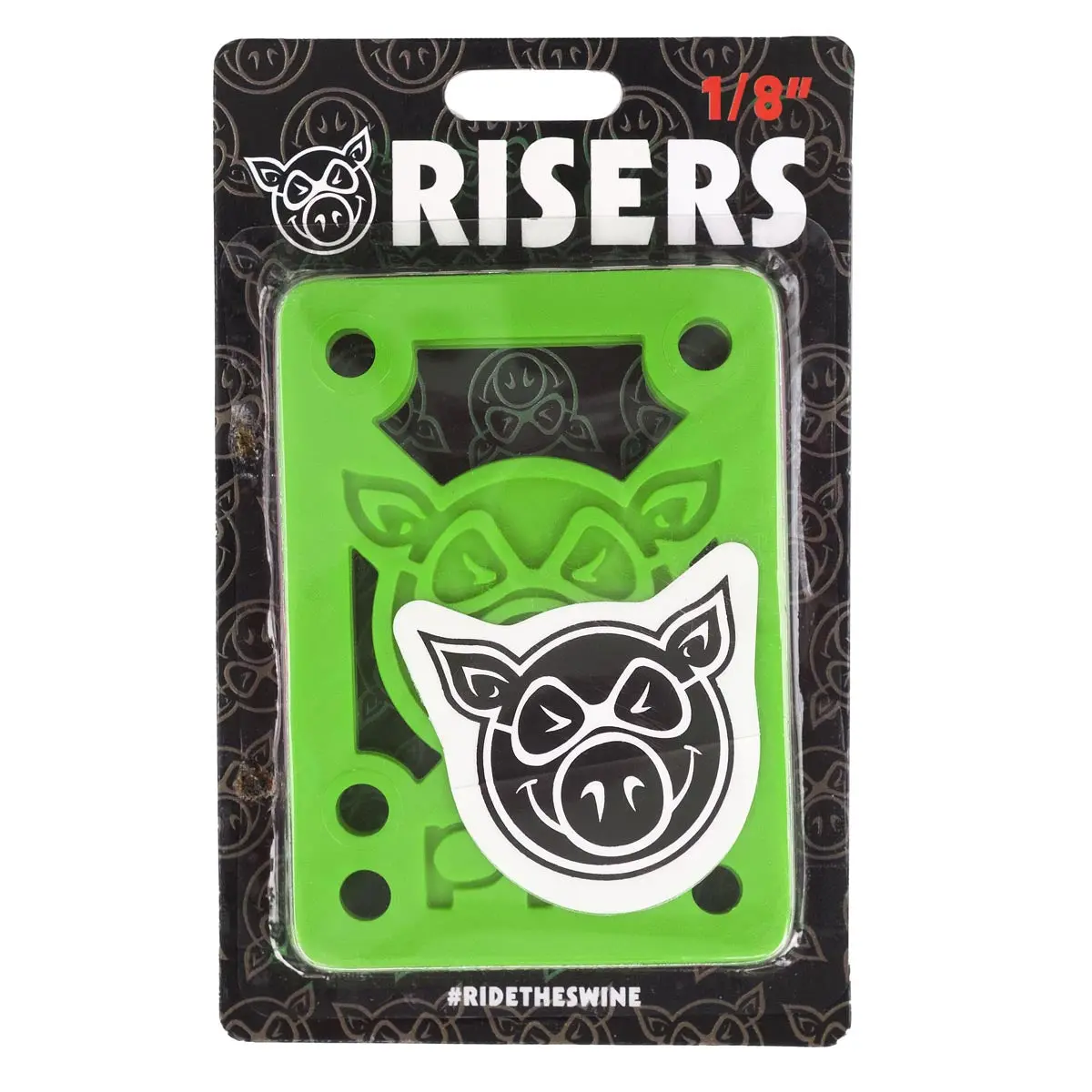 Pig Piles Hard Risers - Green - 1/8" 1
