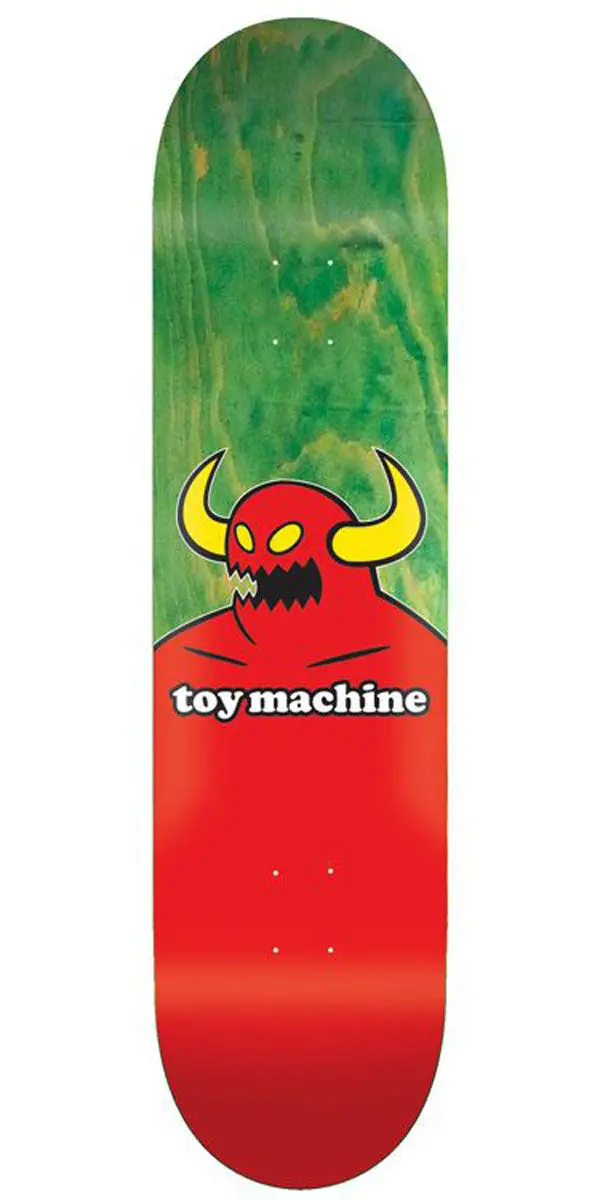 Toy Machine Monster Skateboard Deck - Assorted Stains - 8.75" 1