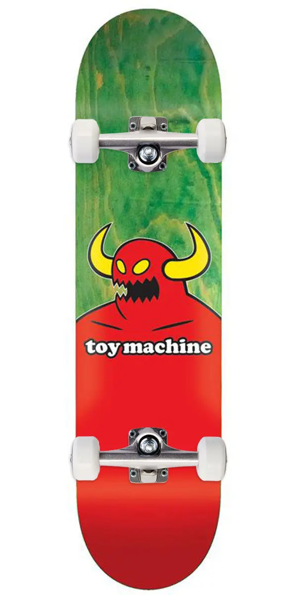 Toy Machine Monster Skateboard Complete - Assorted Stains - 8.75" 1