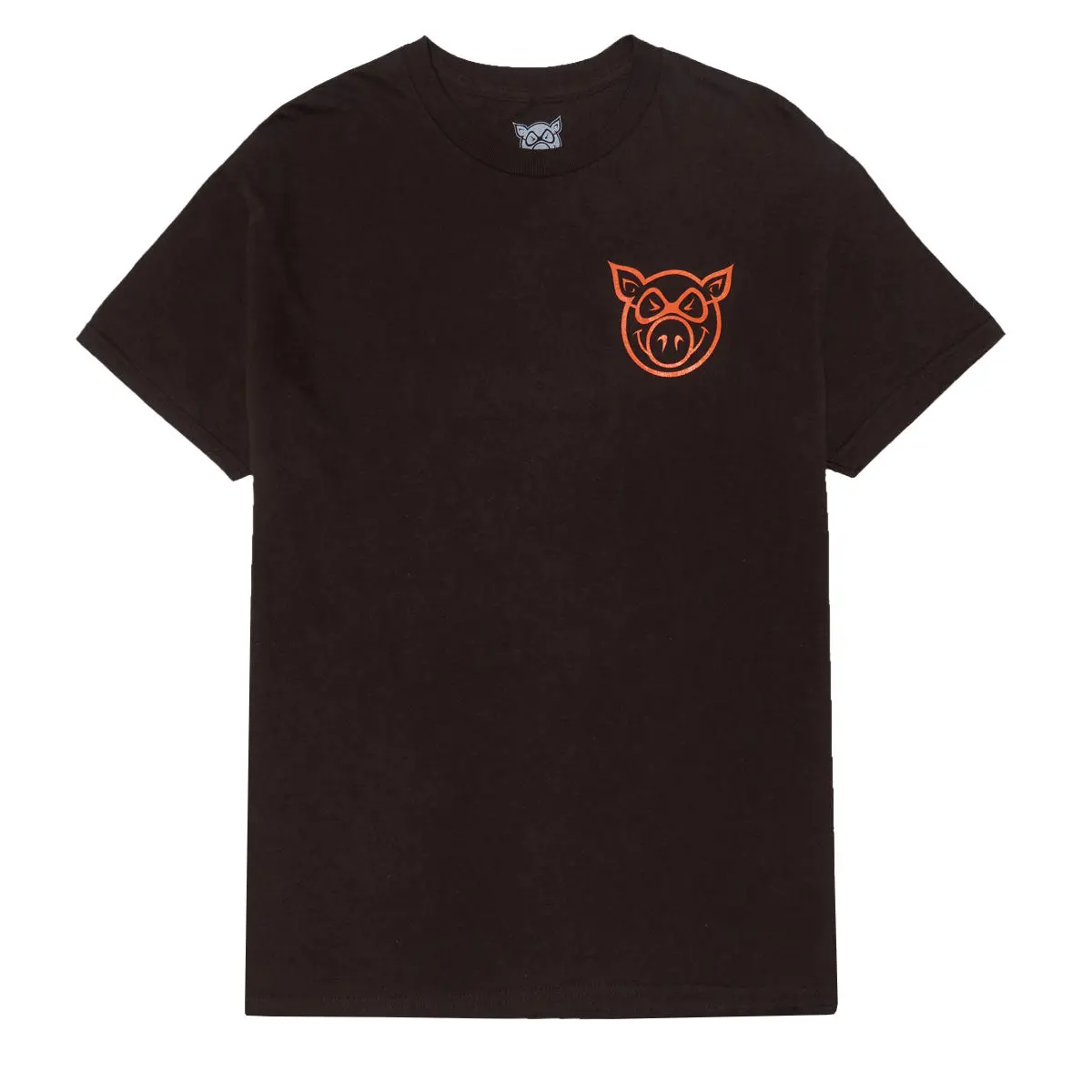 Pig Head T-Shirt - Brown 1