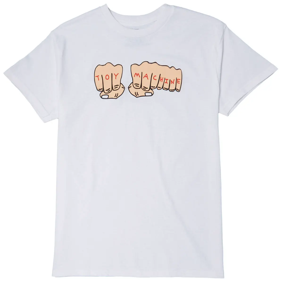 Toy Machine Fists T-Shirt - White/Multi 1