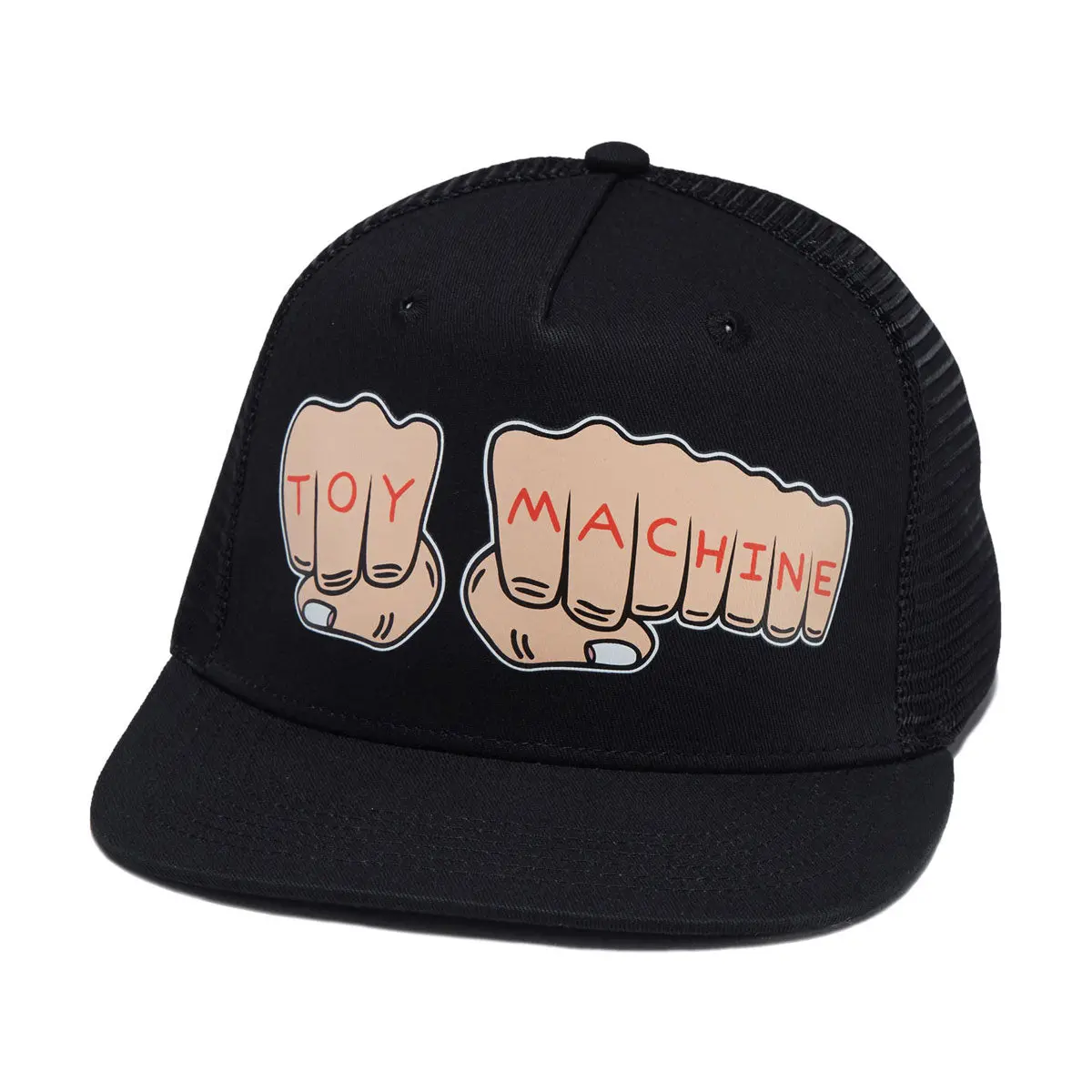 Toy Machine Fists Mesh Hat - Heather Black 1