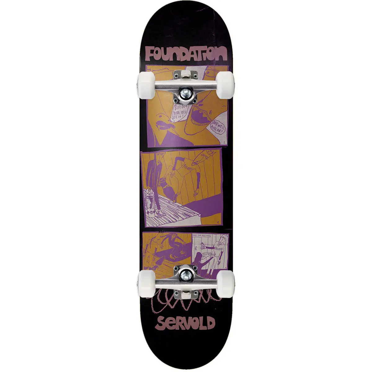 Foundation The Meeting Servold Skateboard Complete - 8.50" 1