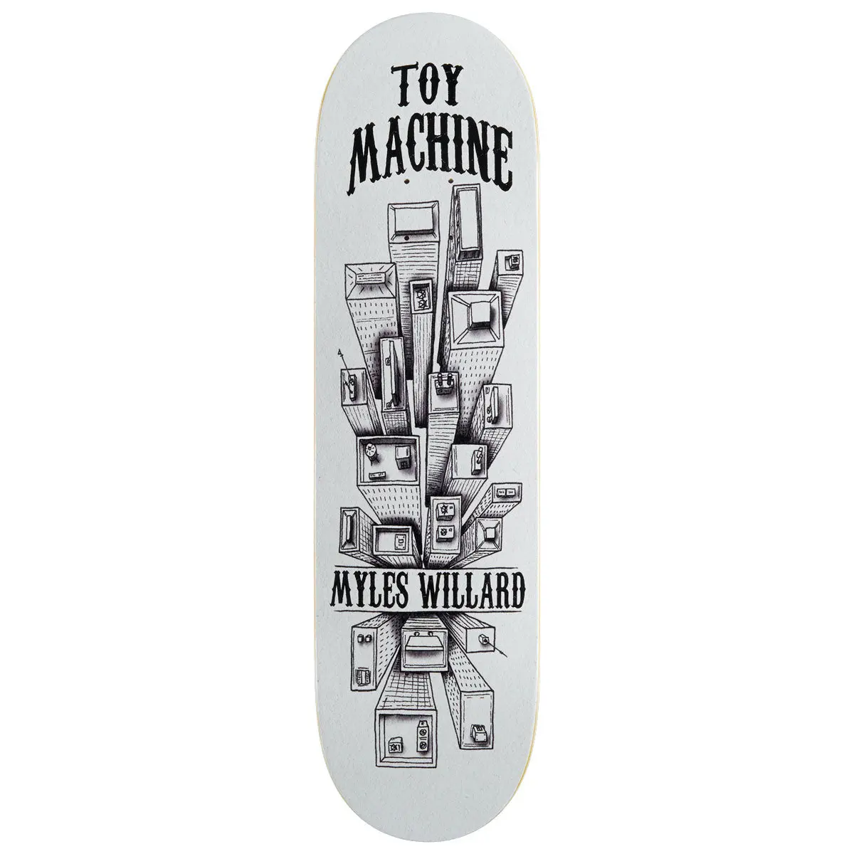Toy Machine Willard City Skateboard Deck - 8.38" 1