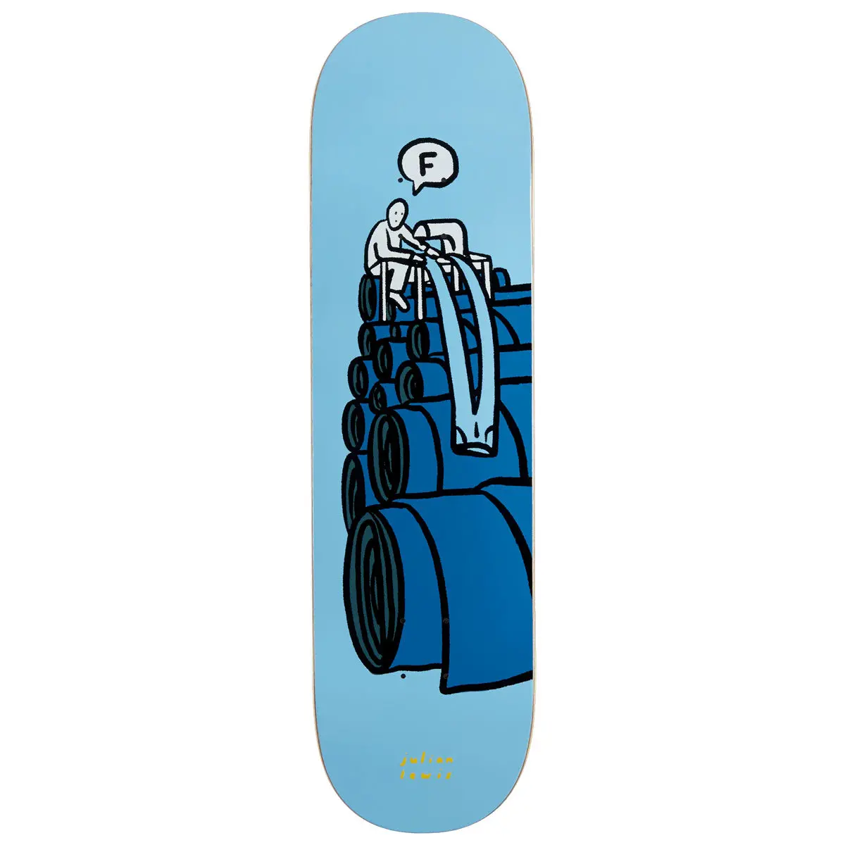 Foundation Lewis Sew Wut Skateboard Deck - 8.50" 1
