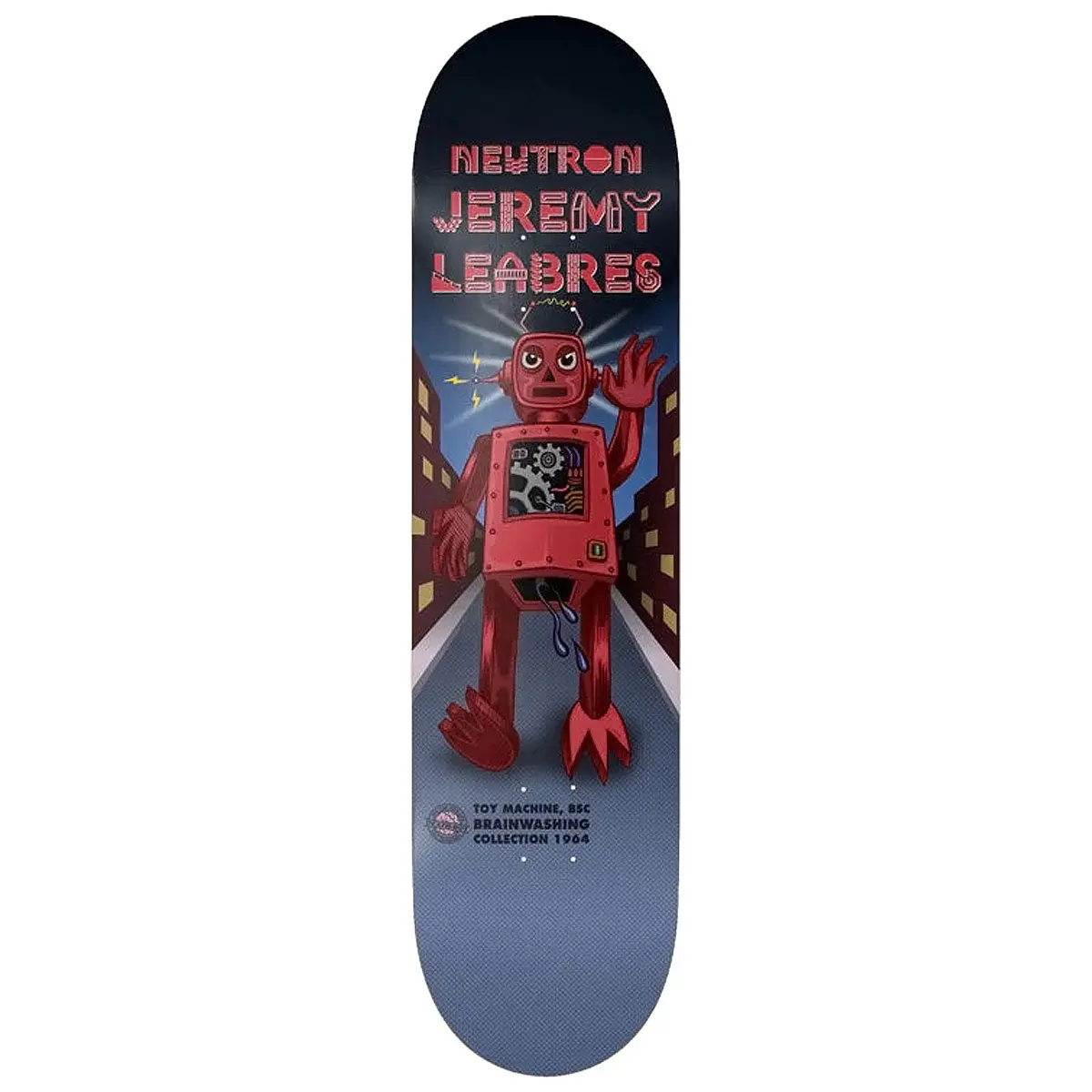Toy Machine Leabres Robot Skateboard Deck - 8.38" 1