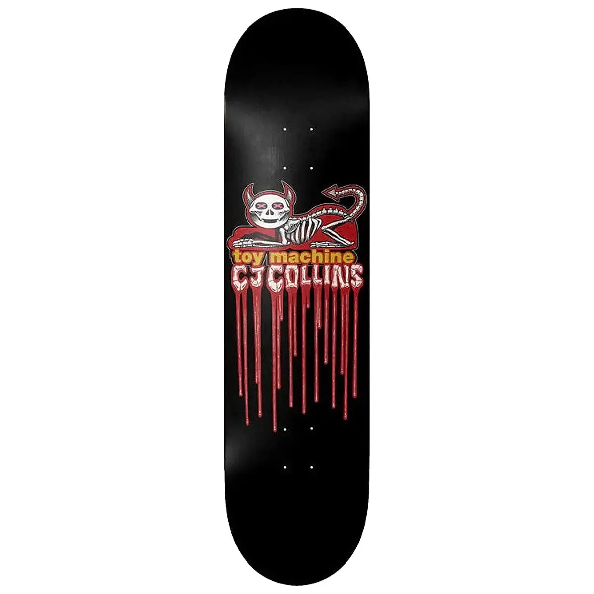 Toy Machine Collins Devil Cat Skateboard Deck - 8.25" 1
