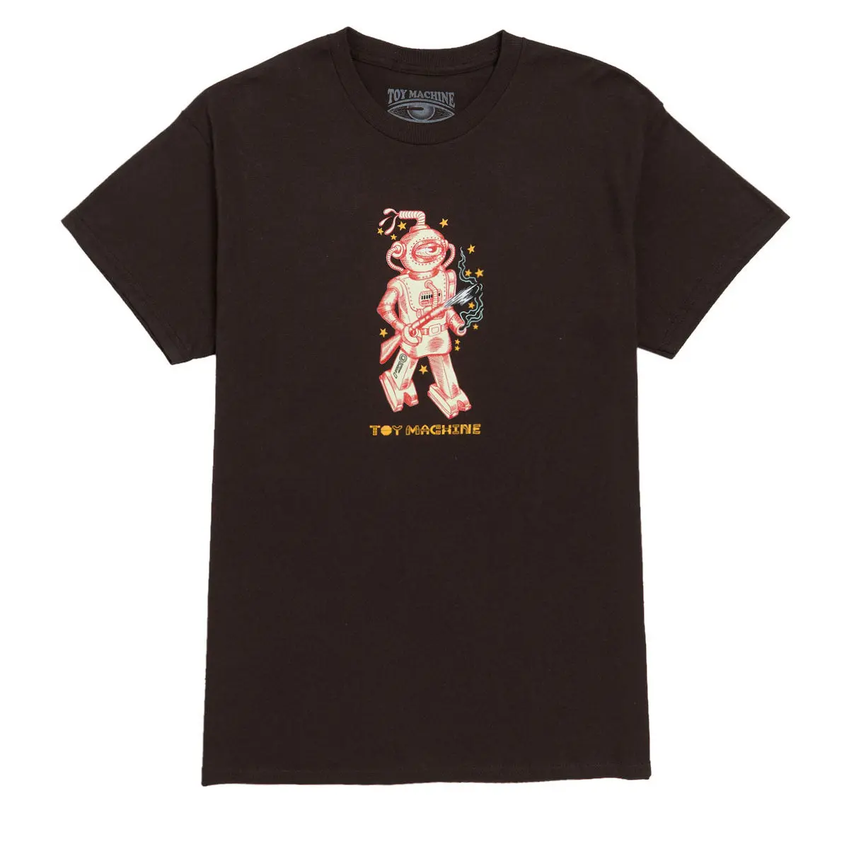 Toy Machine Robot Machine T-Shirt - Brown 1