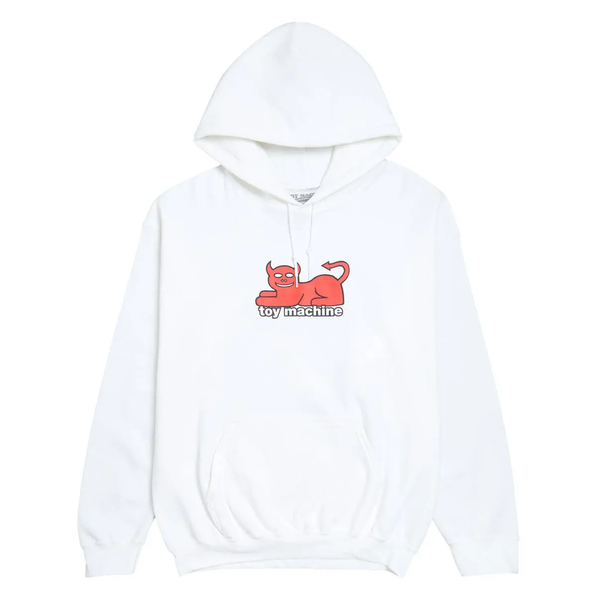 Toy Machine Devil Cat Hoodie - White 1