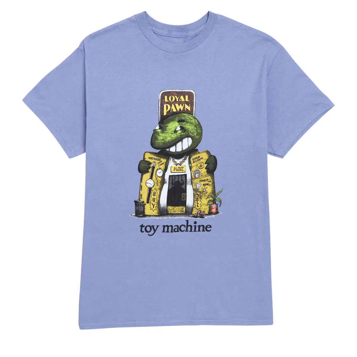 Toy Machine Roadside T-Shirt - Lavender 1