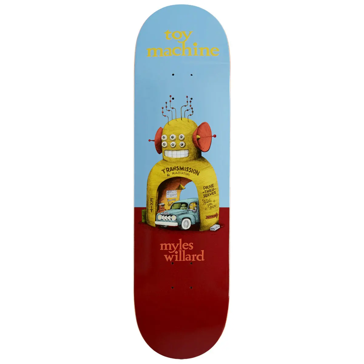 Toy Machine Willard Roadside Skateboard Deck - 8.50" 1