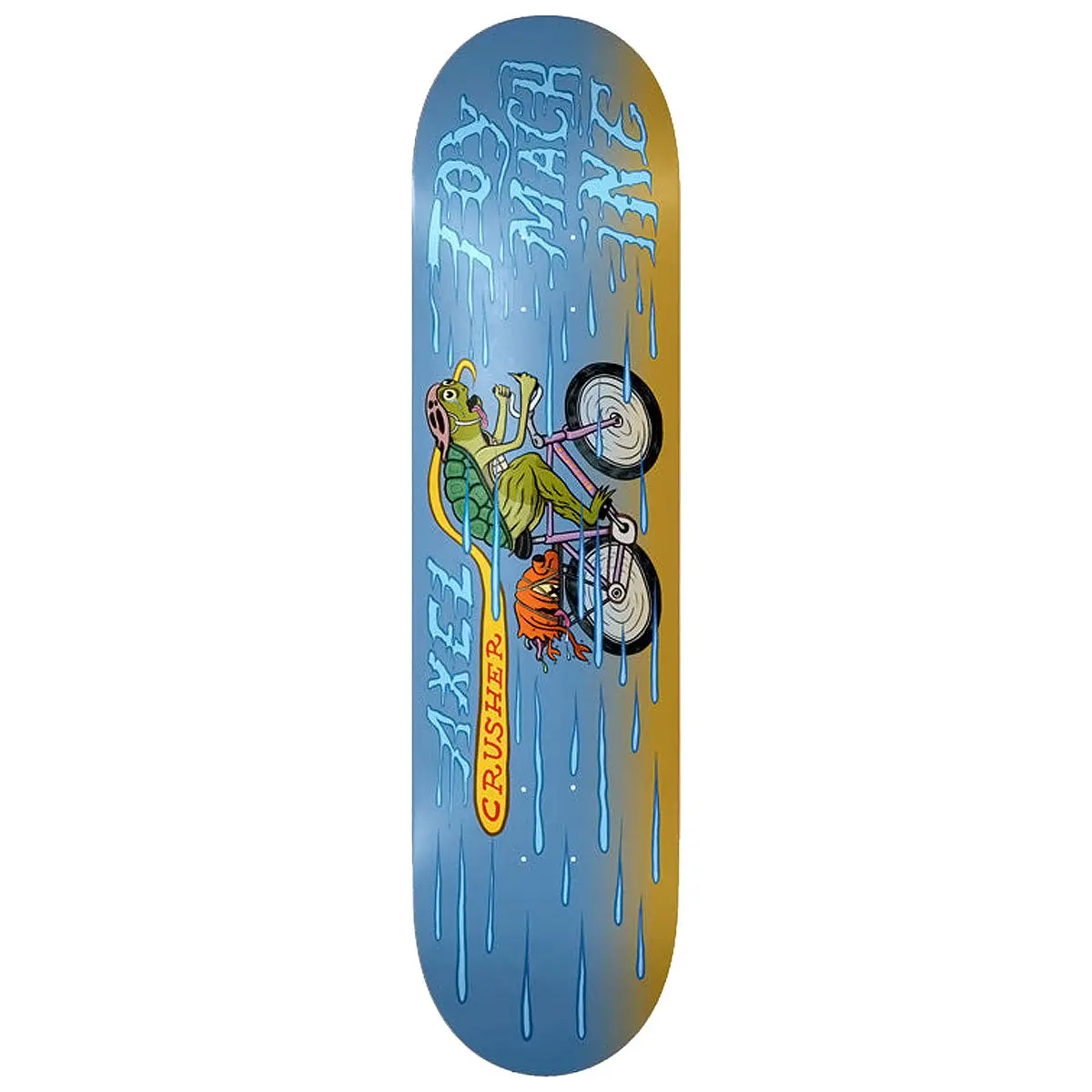Toy Machine Axel Cyclist Skateboard Deck - 8.25" 1