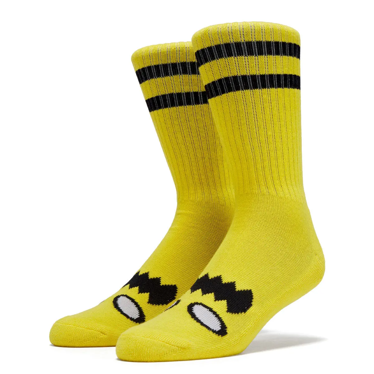 Toy Machine Monster Face Socks - Yellow 1