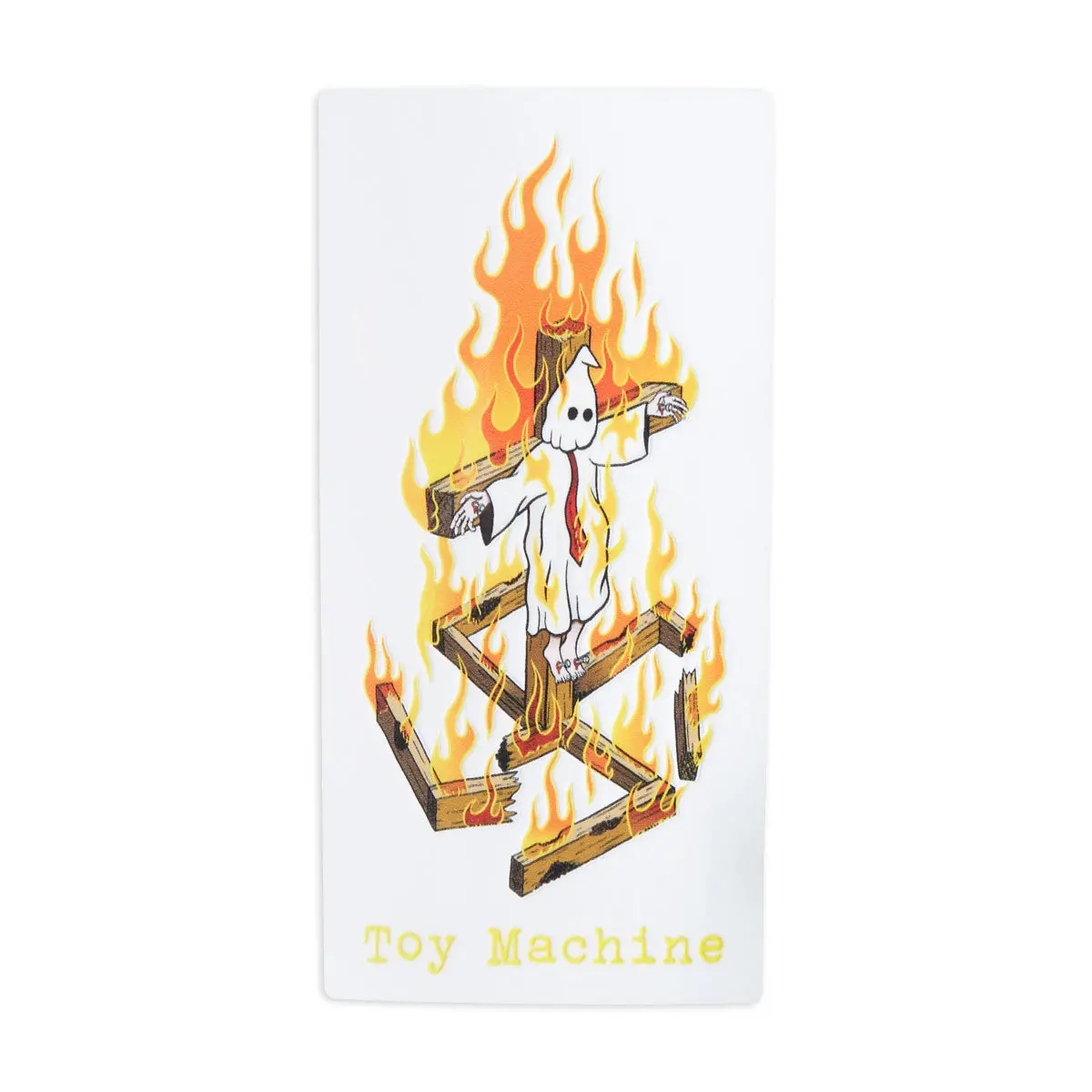 Toy Machine Charred Cross Sticker 1