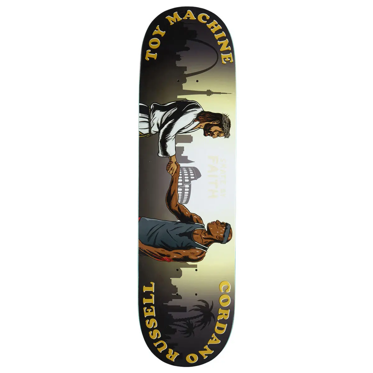 Toy Machine Russell Skate By Faith Skateboard Deck - 8.50" 1