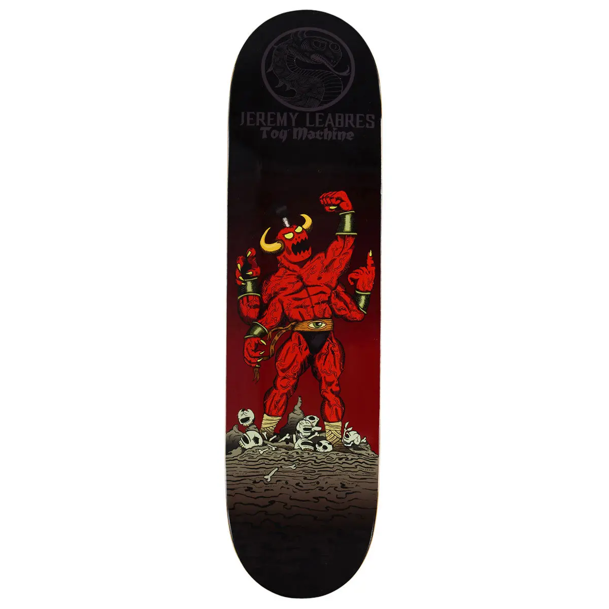 Toy Machine Leabres Death Fight Skateboard Deck - 8.25" 1