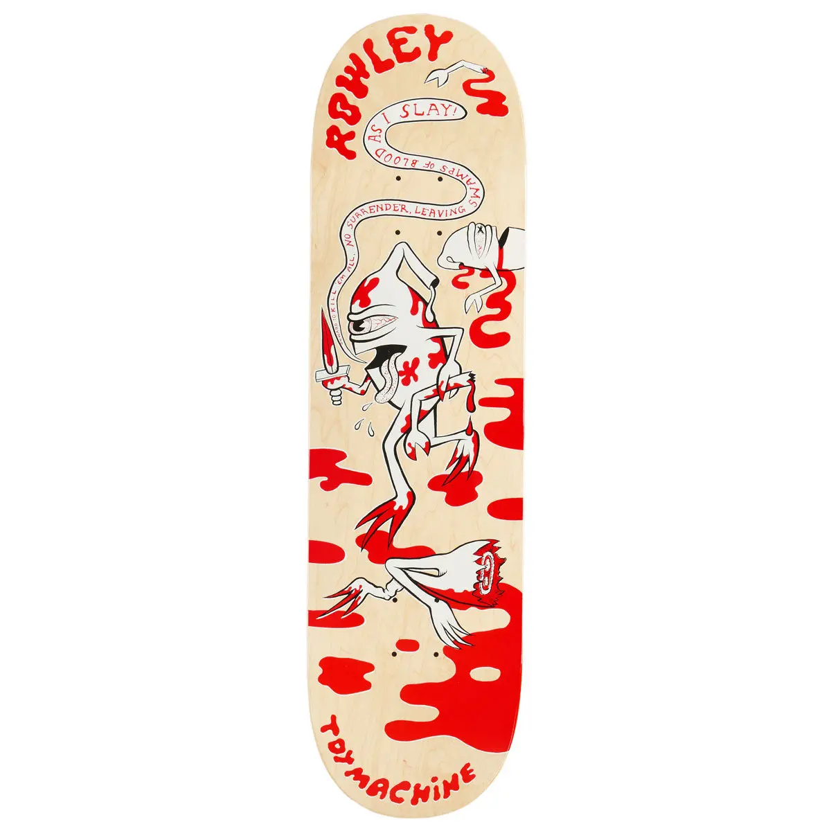 Toy Machine Rowley Slayer Skateboard Deck - 8.50" 1