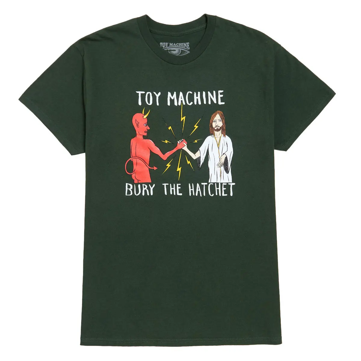 Toy Machine Bury The Hatchet T-Shirt - Forest 1
