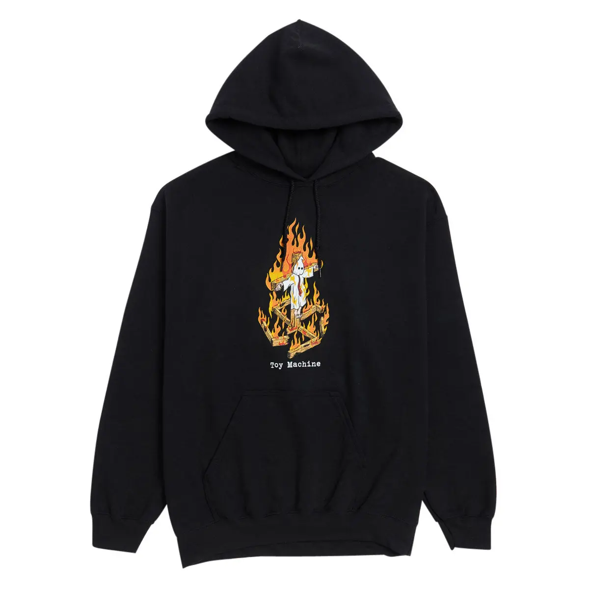Toy Machine Charred Cross Hoodie - Black 1