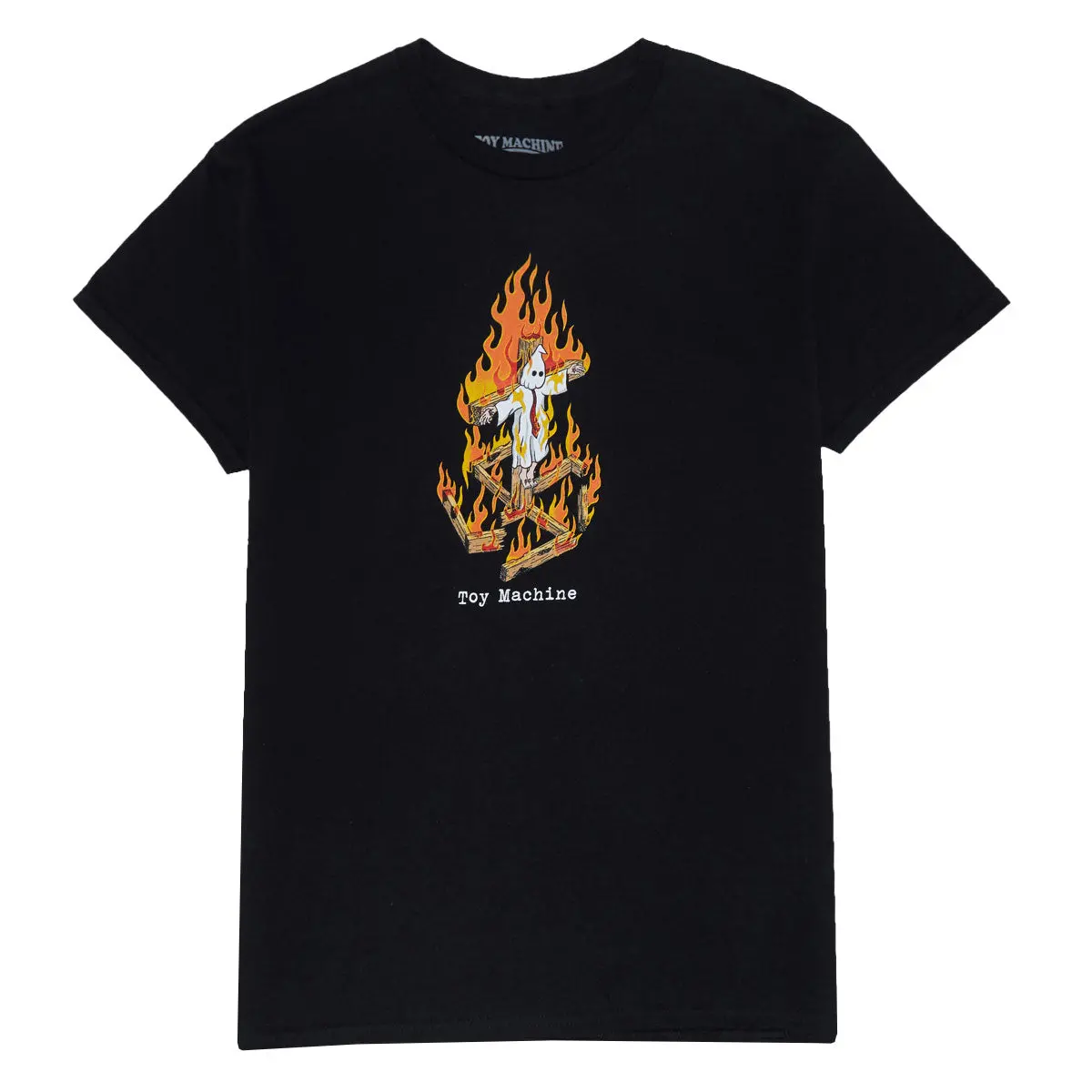 Toy Machine Charred Cross Ii T-Shirt - Black 1