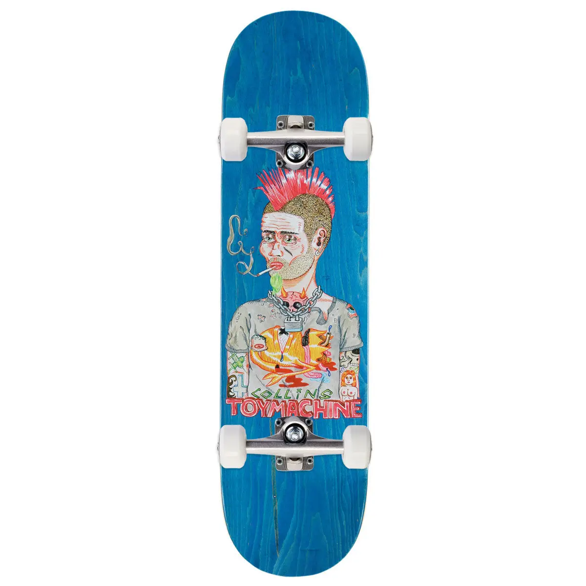 Toy Machine Collins Mohawk Skateboard Complete - 8.25" 1