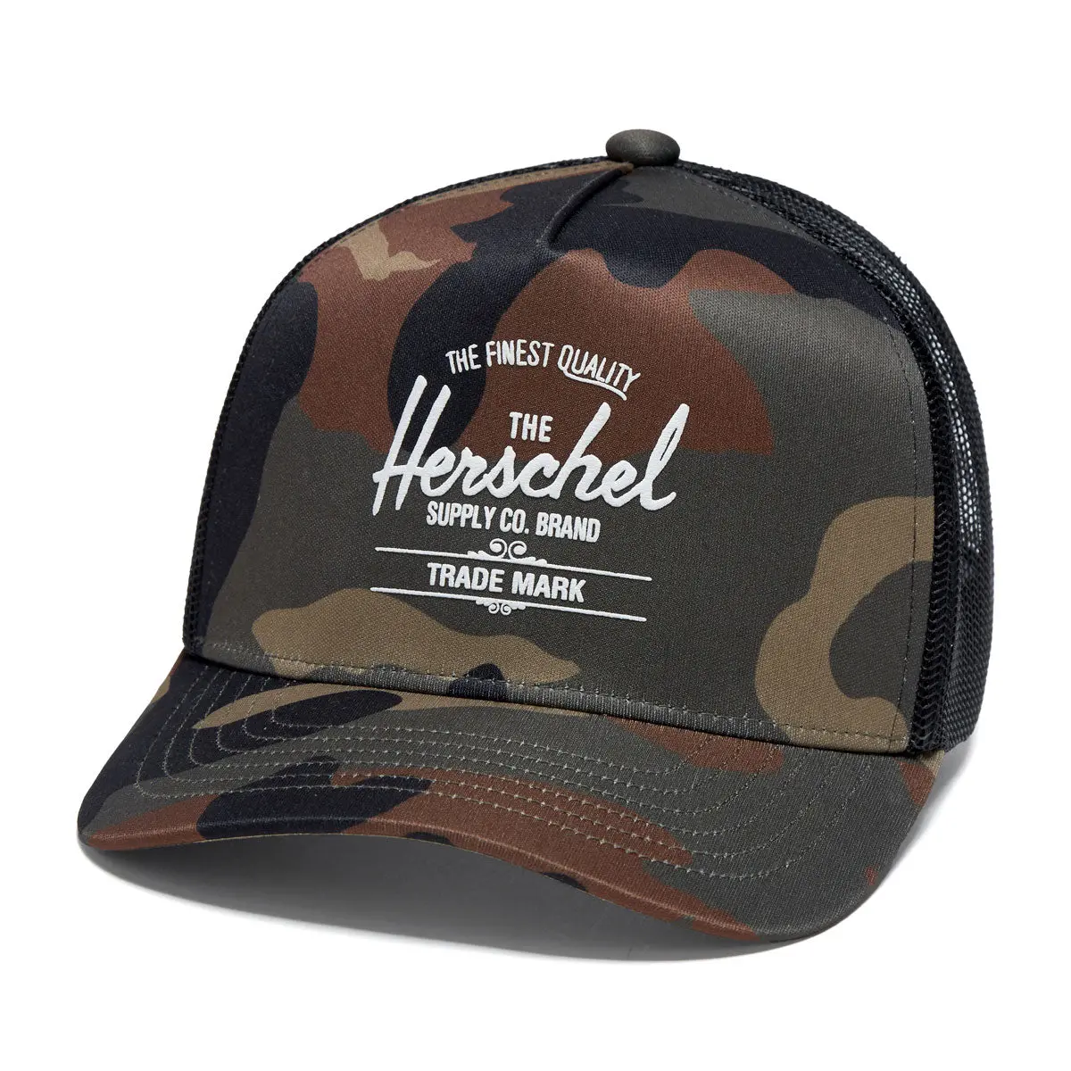 Herschel Supply Whaler Tall Mesh Hat - Woodland Camo 1