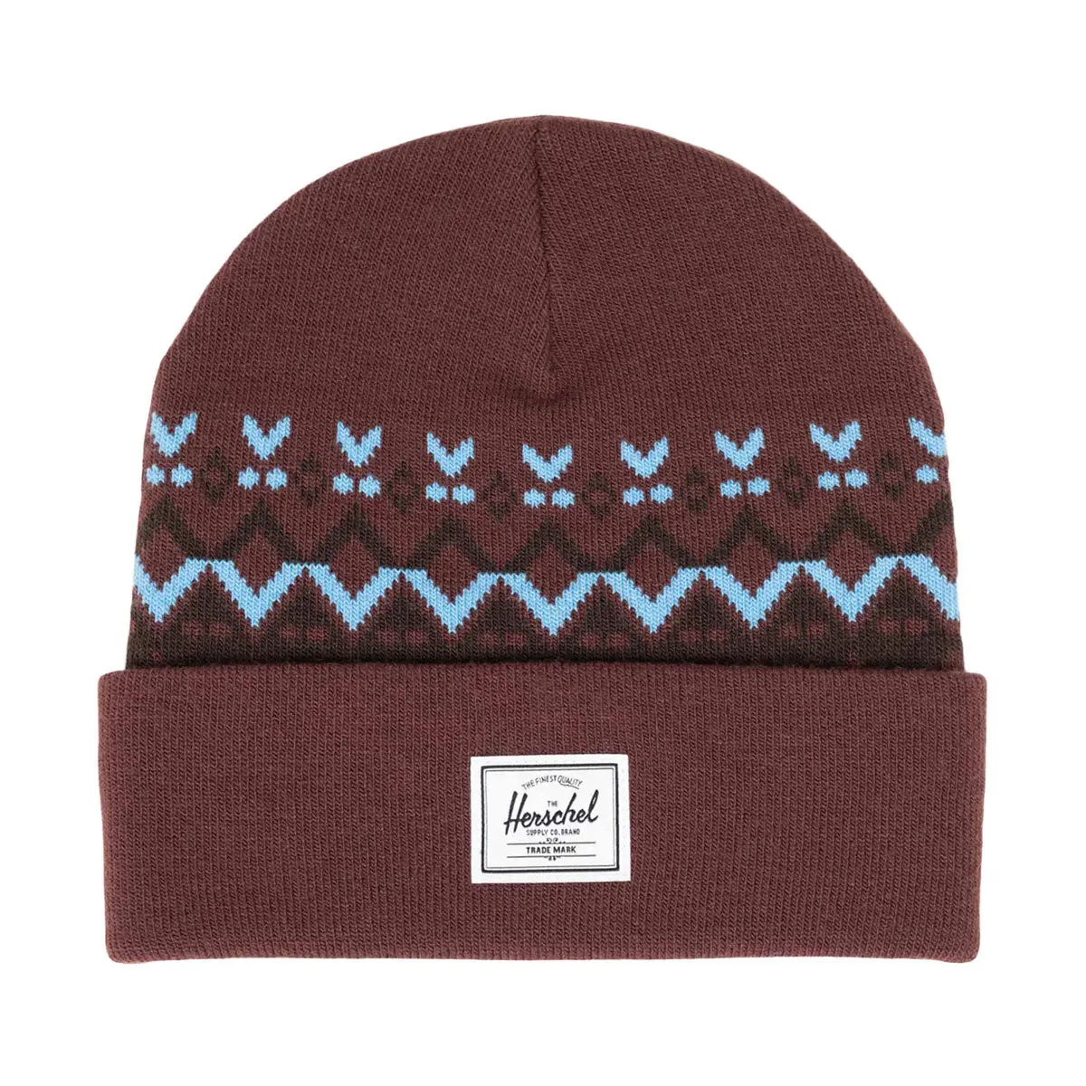 Herschel Supply Elmer Fair Isle Beanie - Bitter Chocolate Fair Isle 1