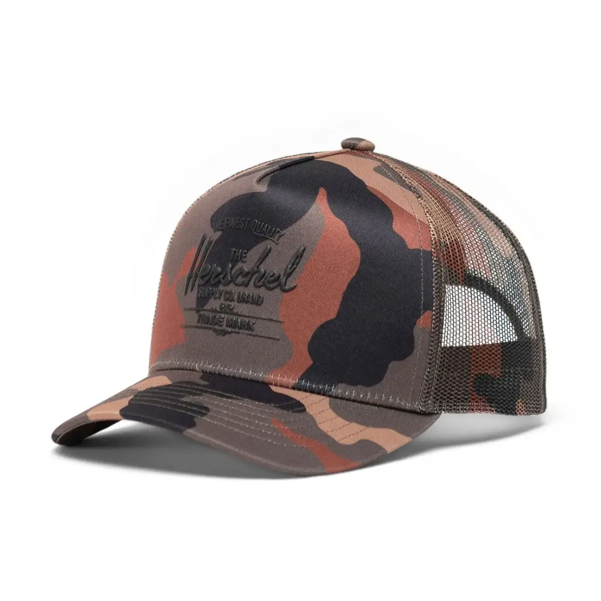 Herschel Supply Whaler Tall Mesh Hat - Double Woodland Camo 1