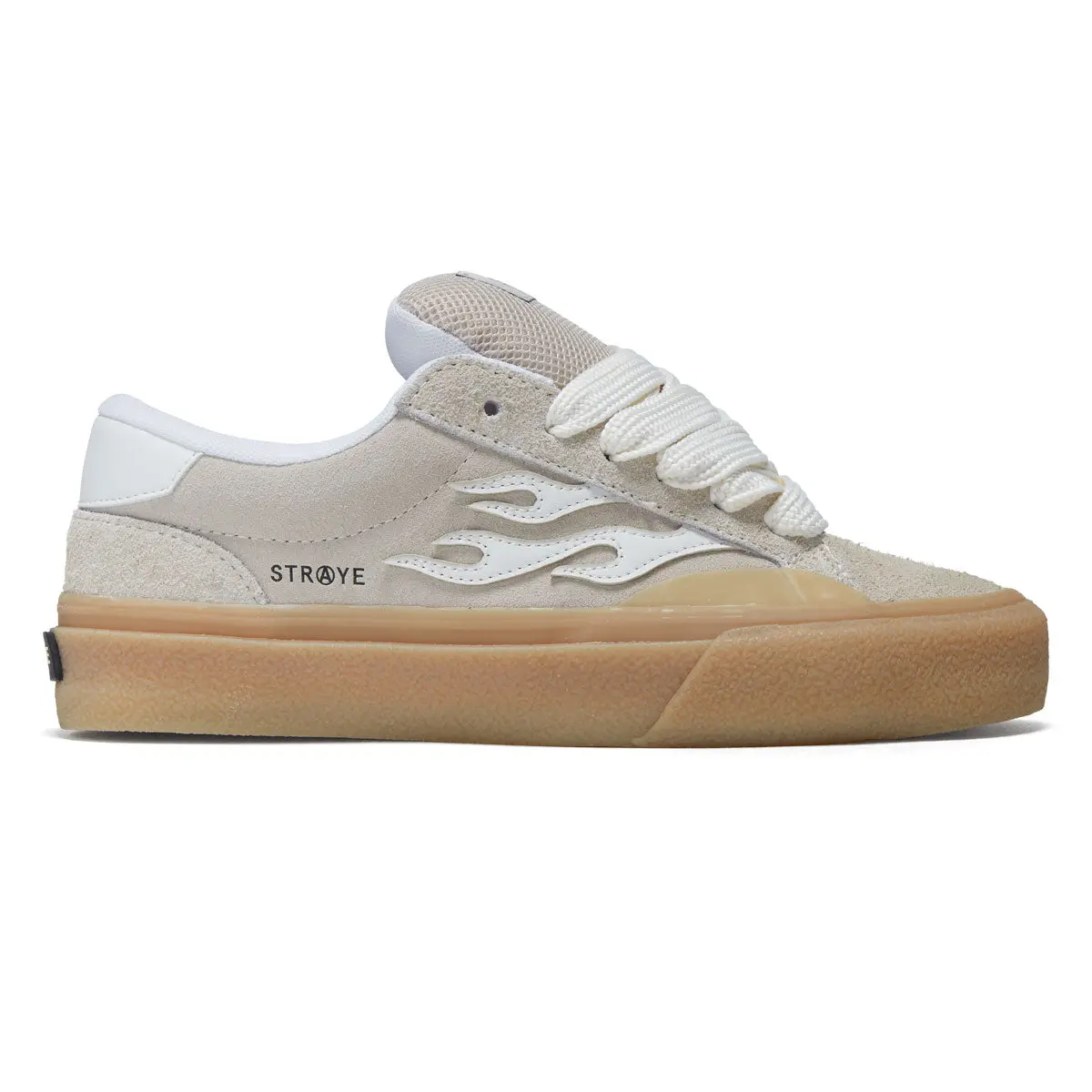 Straye Logan Puff Shoes - Cream Crepe 1
