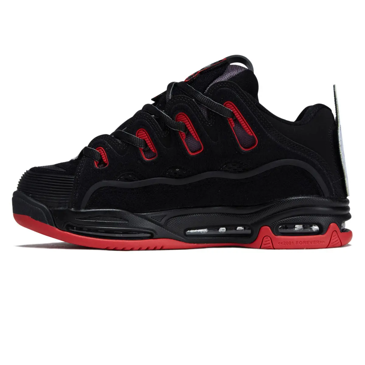 Osiris D3 2001 Shoes - Black/Red/Velcro 2