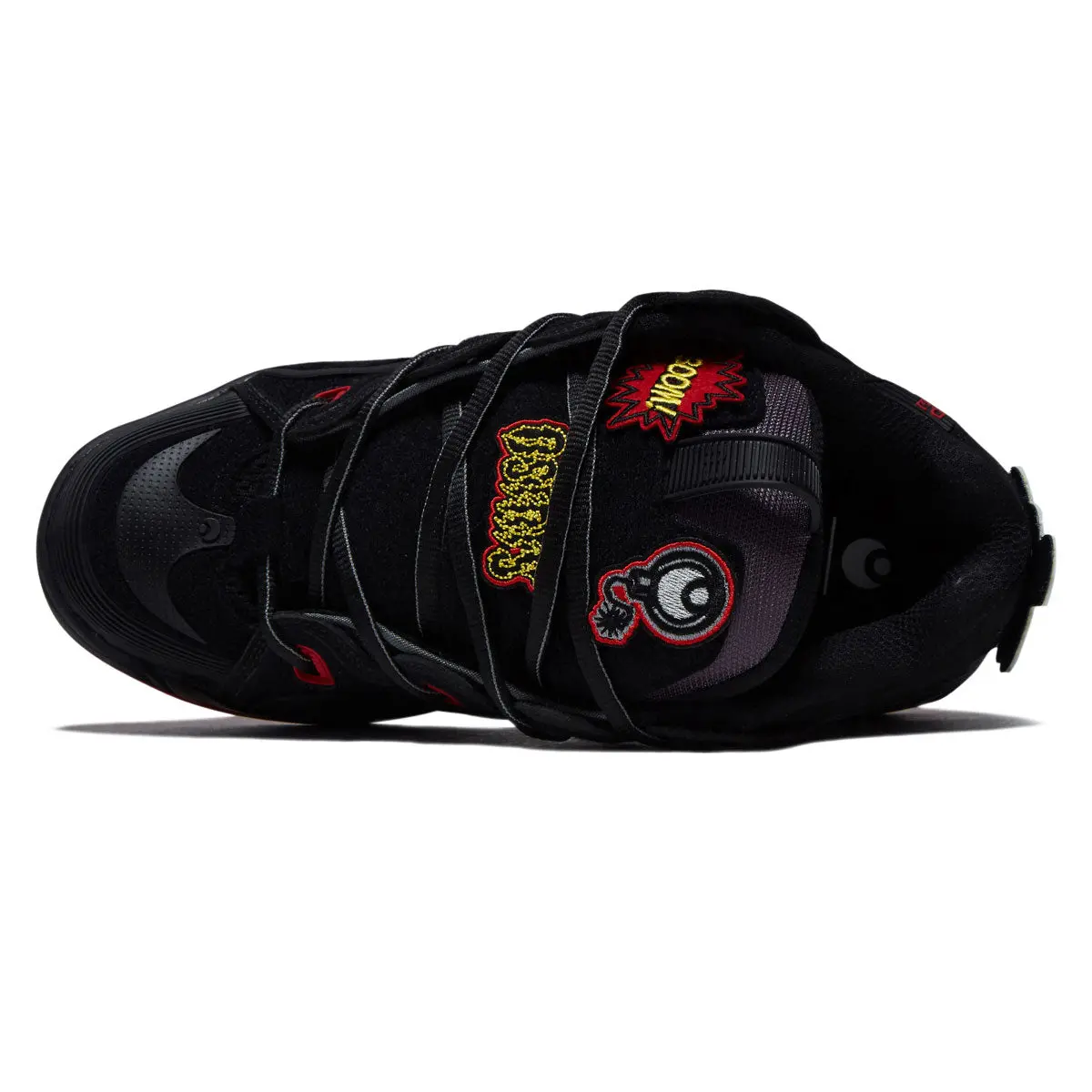 Osiris D3 2001 Shoes - Black/Red/Velcro 3