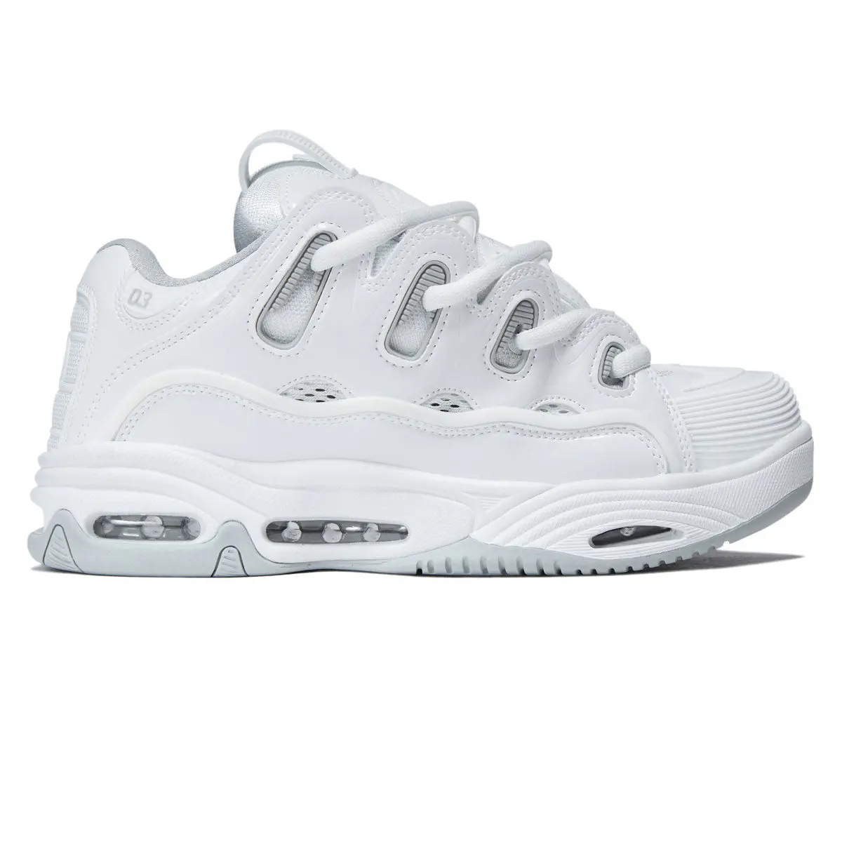 Osiris D3 2001 Shoes - White/Grey/White 1