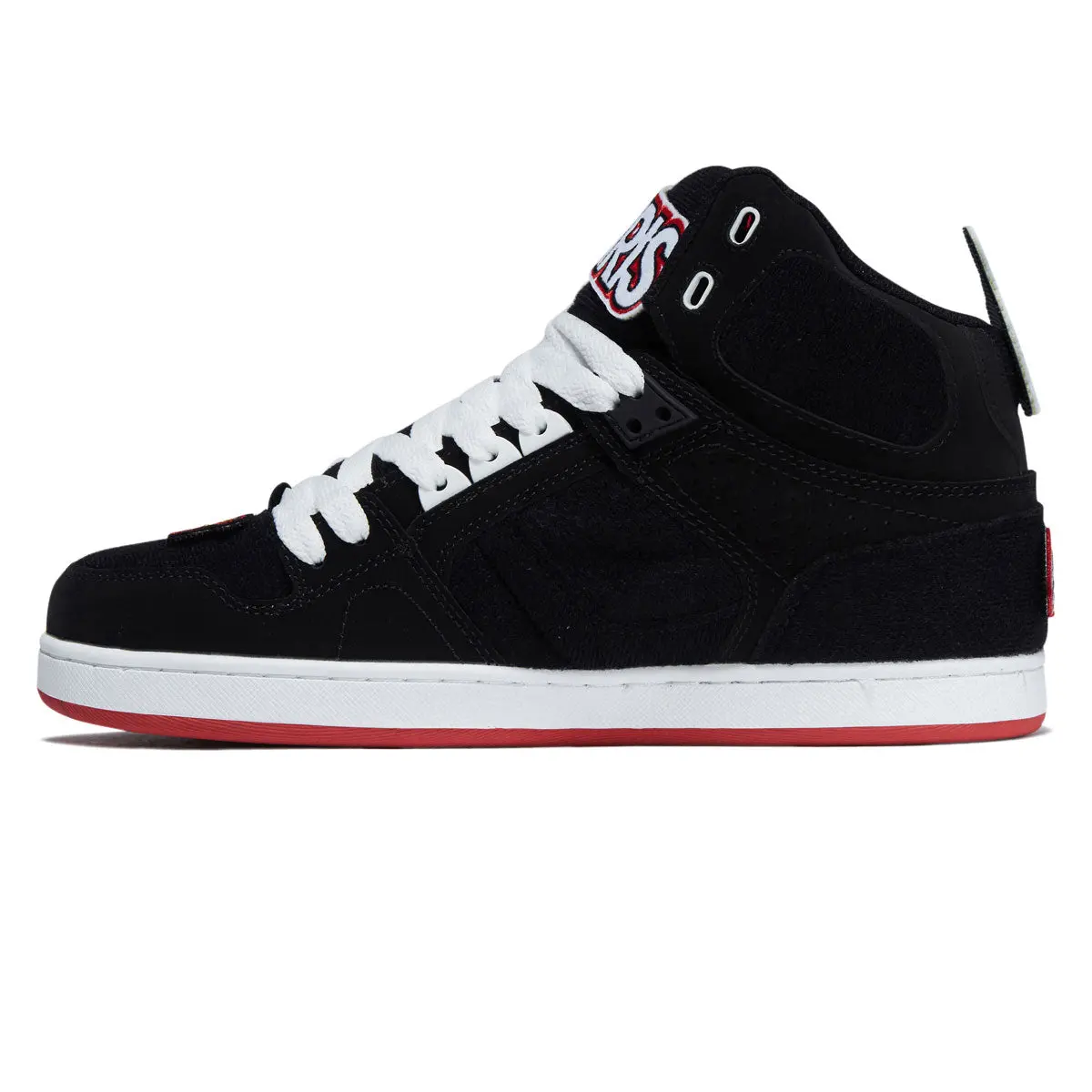 Osiris Nyc 83 Clk Shoes - Black/Red/Velcro 2