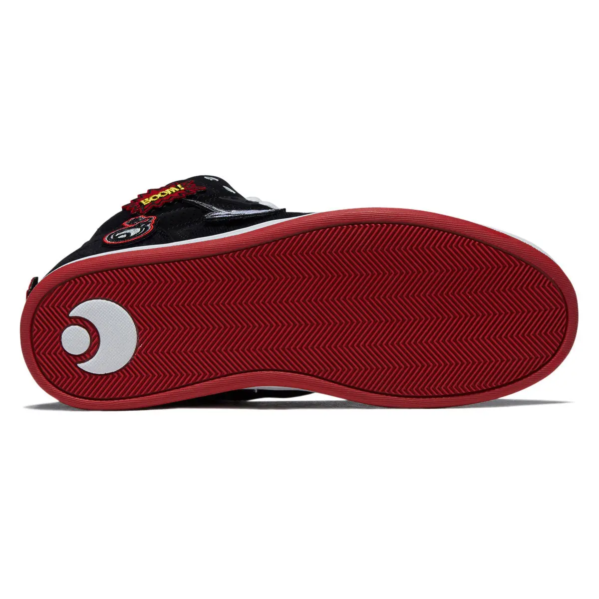 Osiris Nyc 83 Clk Shoes - Black/Red/Velcro 4